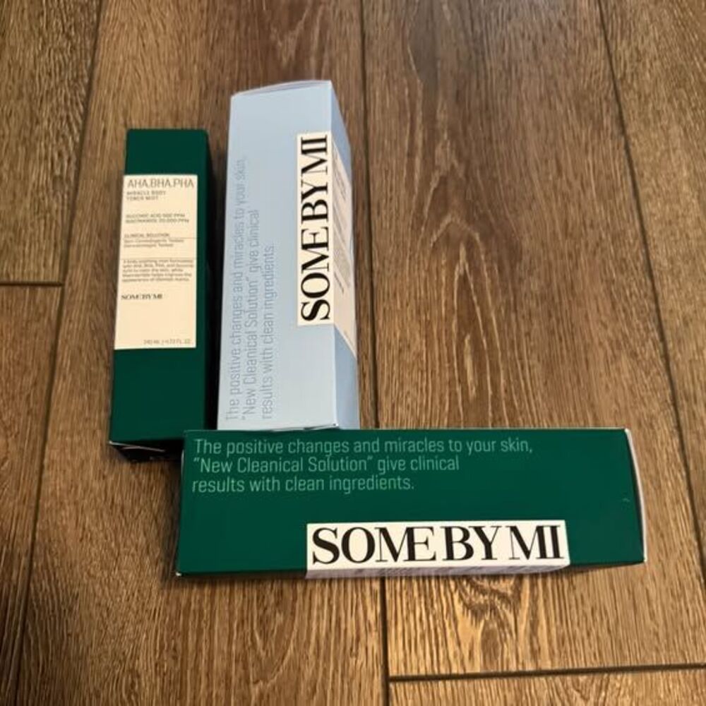 SOME BY MI Body Acne 3pc Set - Cleanser, Toner Mist & Repair Cream - $70 Value